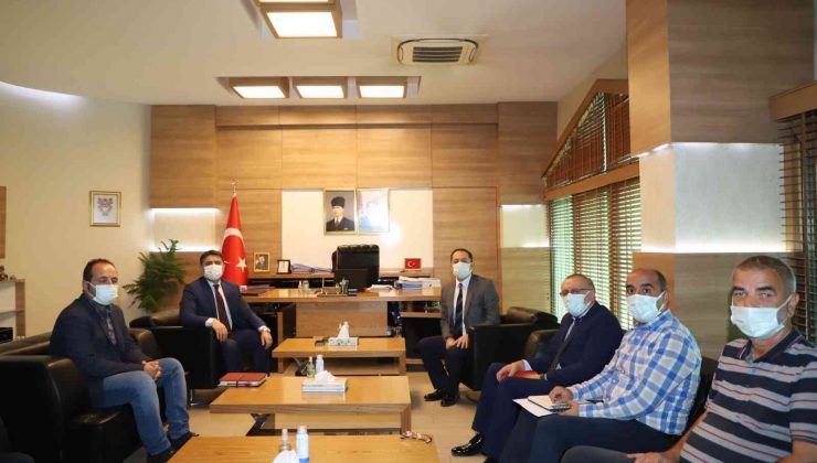 Cizre Kaymakamı Tunç, Diyarbakır Karayolları 9. Bölge Müdürü ile yatırımları görüştü