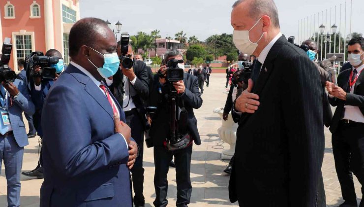 Cumhurbaşkanı Erdoğan: “Türkiye olarak kalkınma yolculuğunda dost Angola’nın yanında olmayı sürdüreceğiz”
