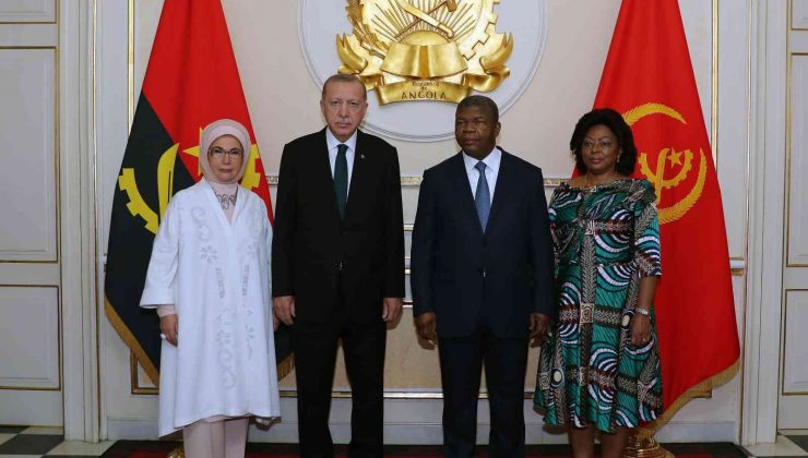 Cumhurbaşkanı Erdoğan ve Angola Devlet Başkanı Lourenço baş başa görüştü