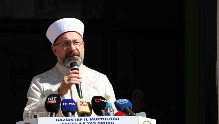 Diyanet İşleri Başkanı Erbaş, Kur’an Kursu açılışına katıldı
