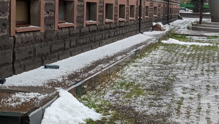 Ardahan’da Dolu yağışı