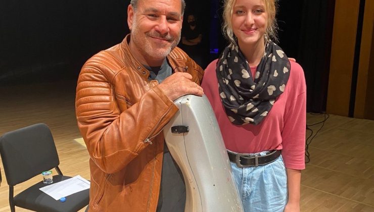 Dünyaca ünlü sanatçıdan üniversite öğrencisi Dikbıyık’a masterclass eğitimi