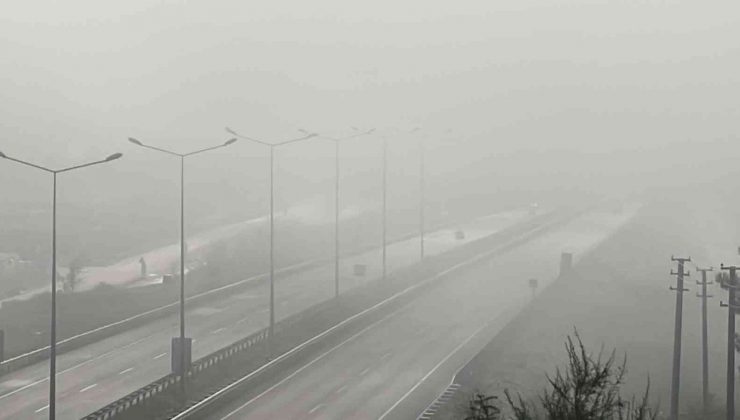 Düzce’de sis etkili oluyor