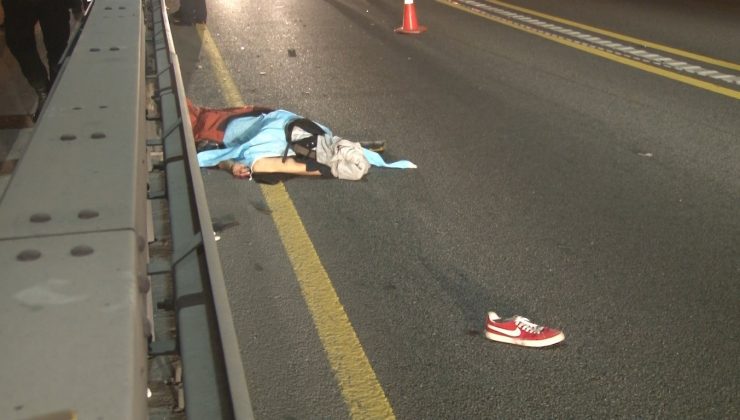 E-5 Karayolu’nda feci kaza: Ticari taksinin çarptığı yaya hayatını kaybetti