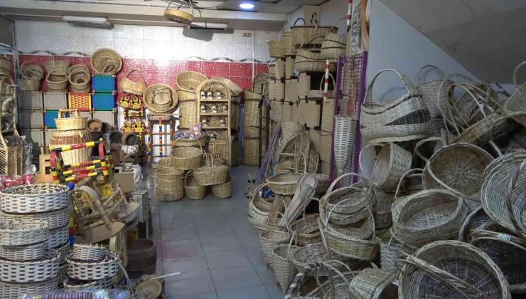 El emeği sepetler ilginin ve artık yeni ustaların yetişmemesiyle unutulmaya yüz tuttu