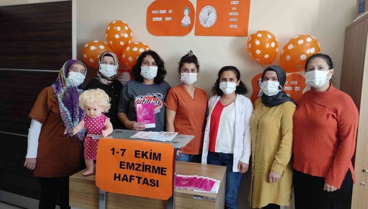 Emzirme Haftası’nda anne sütünün önemine dikkat çekildi