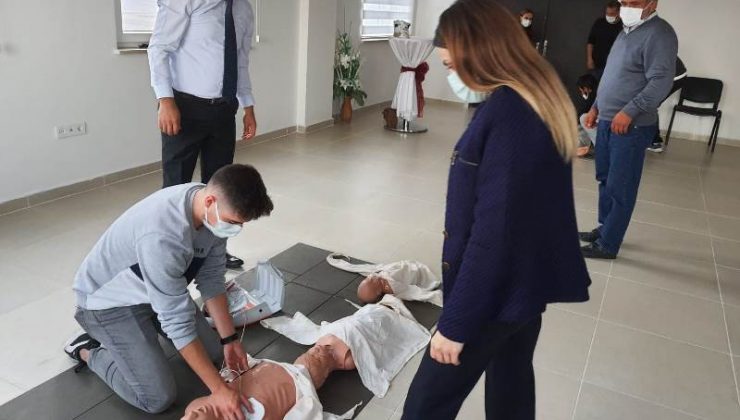 Ergene’de ilkyardımcı kursu düzenlendi