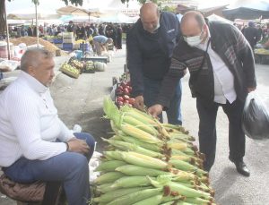 Erzincan’da süt mısır tezgâhlardaki yerini aldı