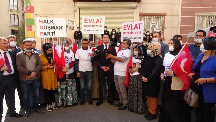 Evlat nöbetine bir destek de Yenişehir’den geldi