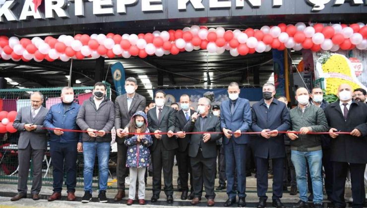 Fonksiyonel kapalı pazar Kartepe’de hizmete açıldı