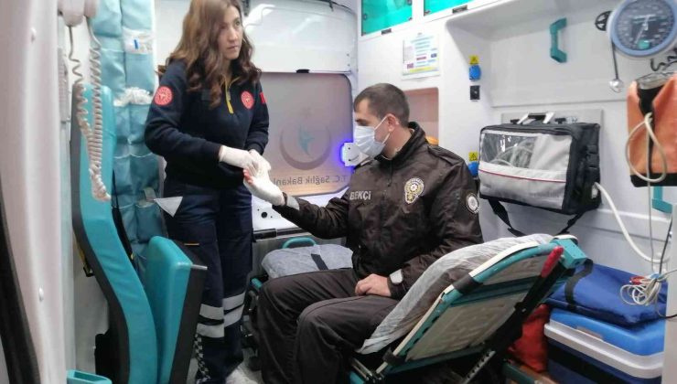 Gasp etmek istediği genci darp etti, bekçiyi bıçakladı, “Çek abi hatıra kalır” dedi