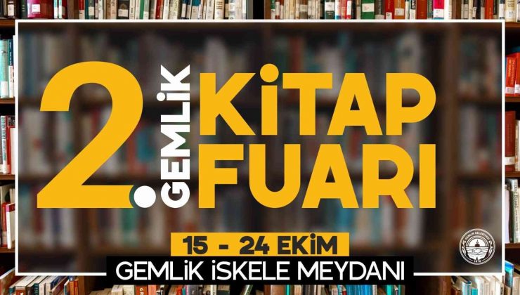 Gemlik Kitap Fuarı bir kez daha kapılarını açıyor