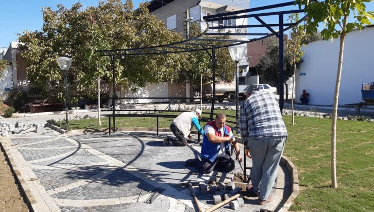 Germencik’te belediyenin çalışmaları devam ediyor