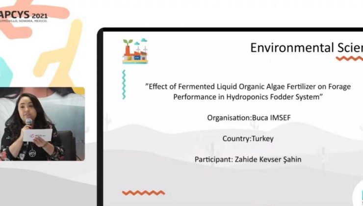 Giresun Fen Lisesi 11. sınıf öğrencisi Zahide Kevser Şahin Dünya 3.’sü oldu