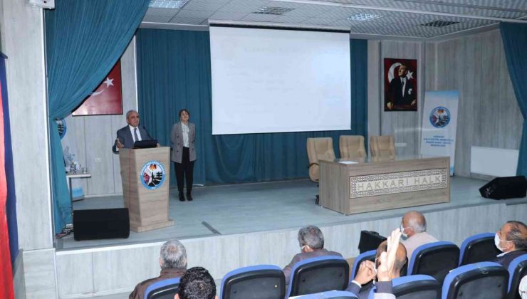Hakkari’de Milli Eğitim Müdürlüğü çalışanlarına İSG eğitimi verildi
