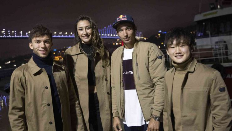 Hande Baladın ve Toprak Razgatlıoğlu Formula 1 pilotlarını ağırladı