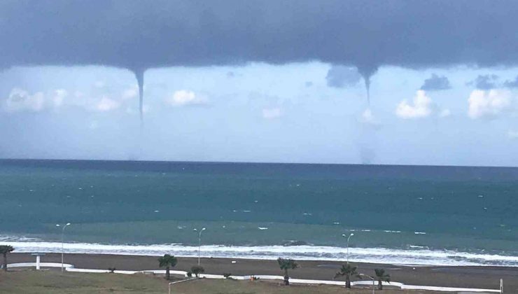 Hatay’da aynı anda 3 hortum oluştu