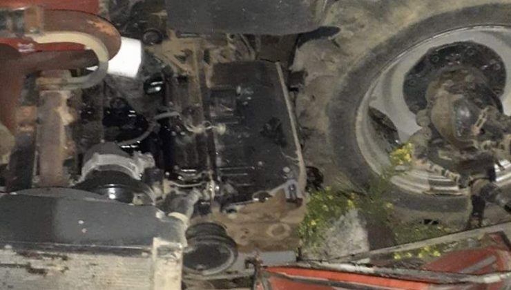 Hatay’da traktör devrildi: 3 yaralı