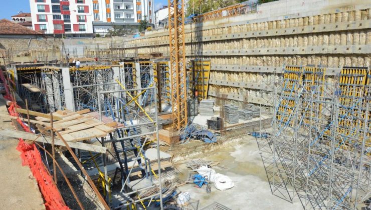 Havza’ya mekanik otopark inşaatının yüzde 36’sı tamamlandı