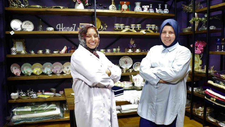 İki ev hanımı, köy evini atölyeye çevirdi, dünyaya bu ürünleri pazarlıyor