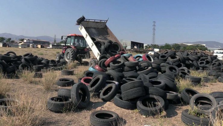 Isparta’da Lastikler yeniden ekonomiye kazandırılacak