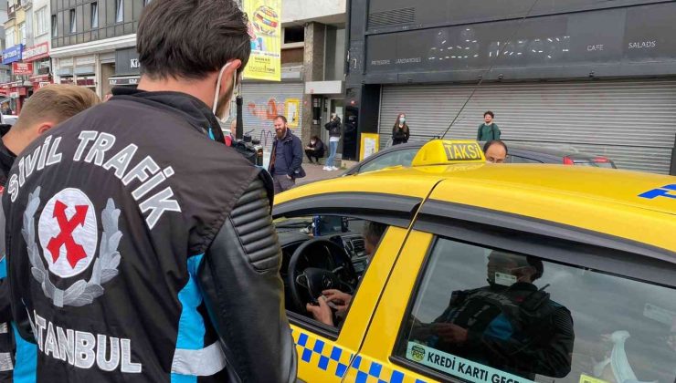 Kadıköy’de taksilere yönelik denetim