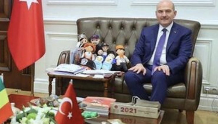 Kadın eliyle hazırlanan bebekler Bakan Soylu’ya gönderildi