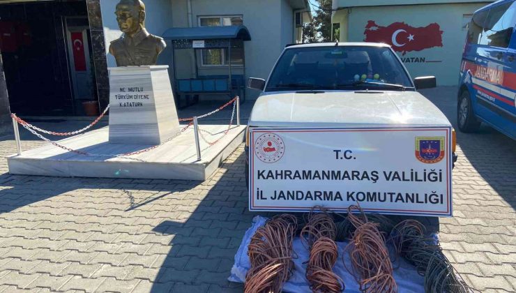 Kahramanmaraş’ta kablo hırsızlığı