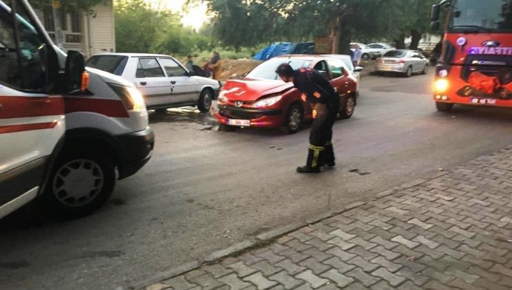 Kahta’da trafik kazası: 2 yaralı