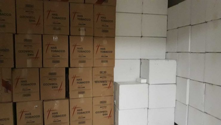 Karaman’da 1 milyon 500 bin makaron ele geçirildi