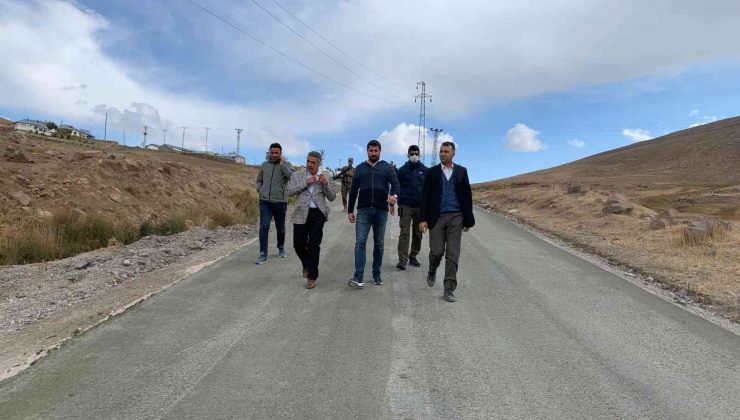 Kaymakam Savar, iki ilçeyi birbirine bağlayacak yolu inceledi