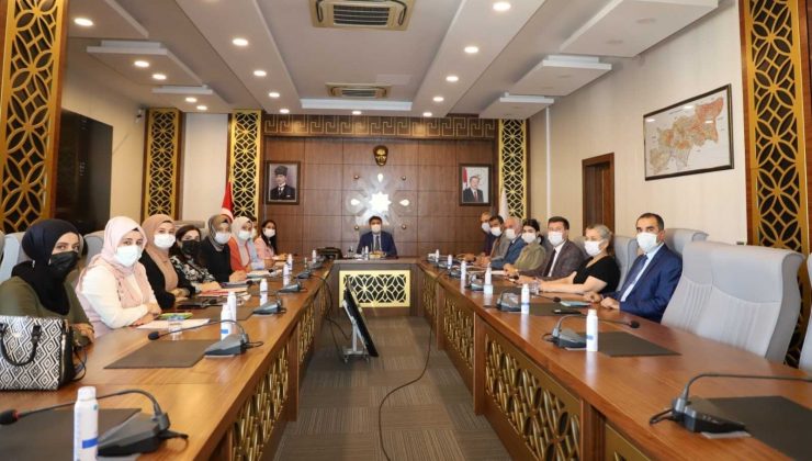 Kaymakam Tunç, ADEM yöneticileriyle toplantı gerçekleştirdi