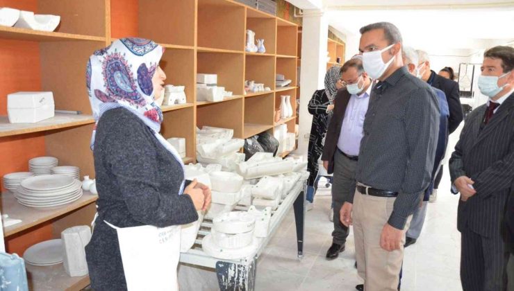 Kaymakam ve belediye başkanlarından ziyaret