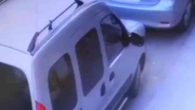 Kaynak makinesi çalarken güvenlik kamarasına takıldı