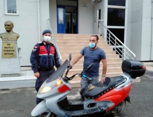 Kayseri’den 2 yıl önce çalınan motosiklet Kırşehir’de yakalandı