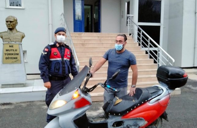 Kayseri’den 2 yıl önce çalınan motosiklet Kırşehir’de yakalandı
