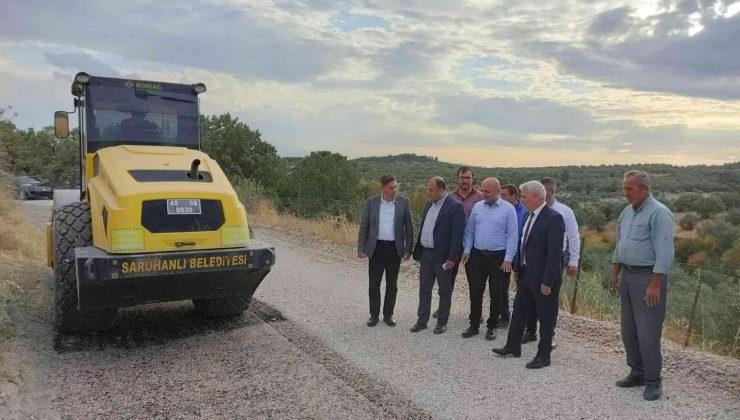 Kepenekli ile Taşdibi arasındaki  yol asfaltlanıyor