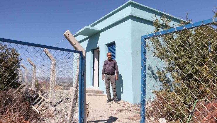 Kepenekli’nin 40 yıllık içme suyu deposu yenilendi