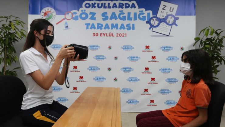 Kepez’de 25 bin öğrenciye göz taraması