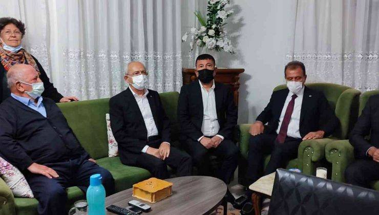 Kılıçdaroğlu’dan Veli Ağbaba’ya taziye ziyareti