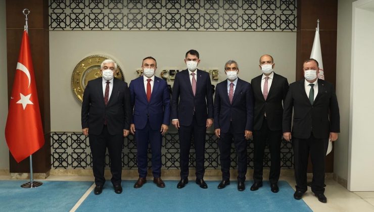 Kilis heyeti bakanlarla bir araya geldi