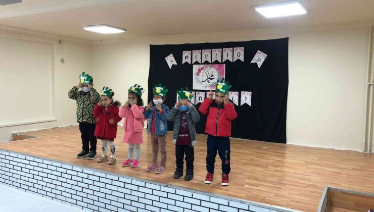 Kırka Anaokulu’nda Mevlid-i Nebi coşkusu yaşandı