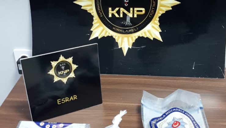 Kırklareli’nde uyuşturucu operasyonu, 5 şüpheli yakalandı