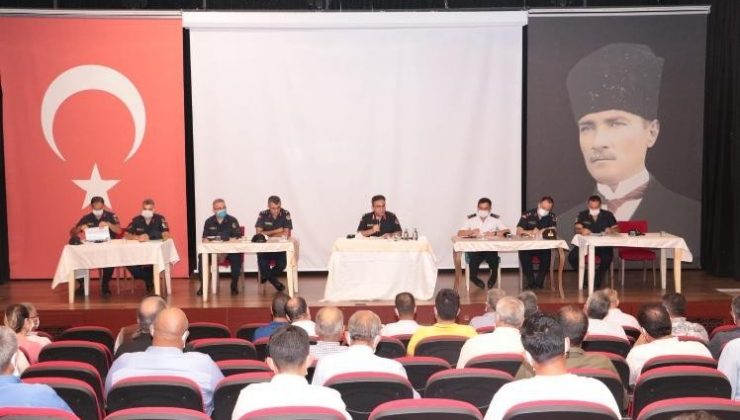 Kırsal bölgedeki muhtarlar bilgilendirildi