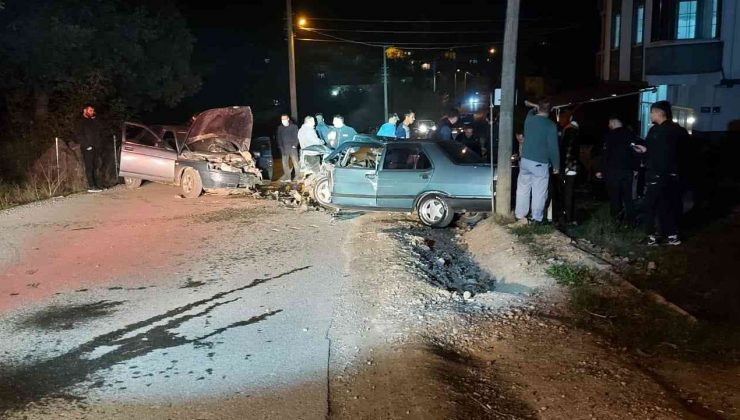 Kocaeli’de 2 otomobil çarpıştı: 2 yaralı