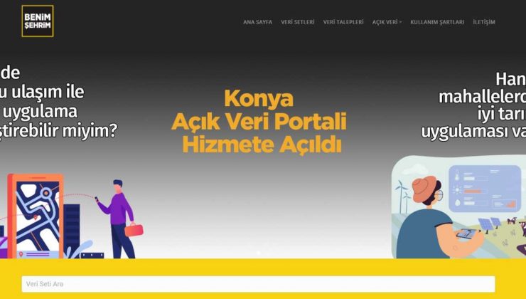 Konya Açık Veri Portalı hizmete girdi