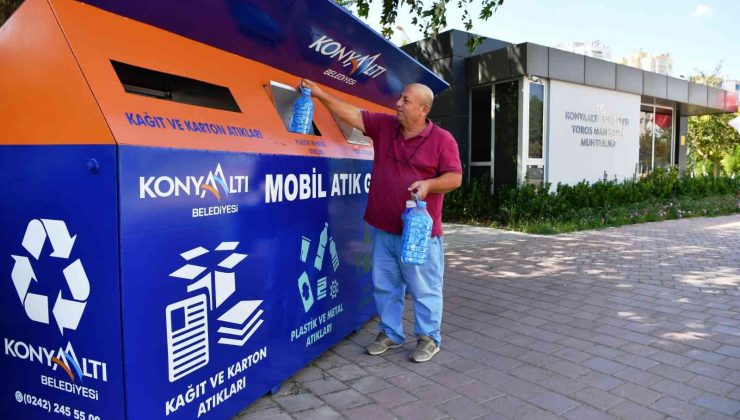 Konyaaltı’nda mahallelere mobil atık getirme merkezi yerleştiriliyor