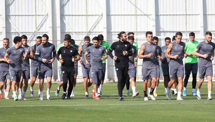 Konyaspor, Galatasaray maçı hazırlıklarına devam ediyor