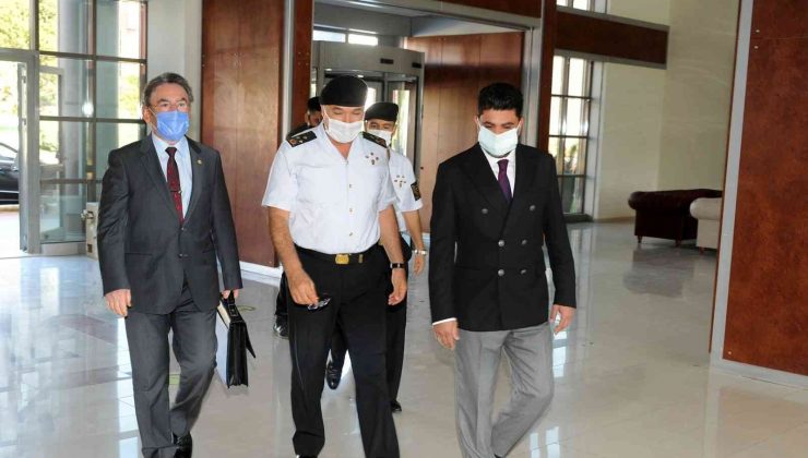 Korgeneral Çitil, Rektör Aldemir ile görüştü