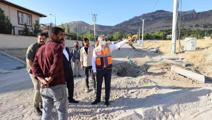 Lice kanalizasyon şebekesinin yüzde 30’u tamamlandı